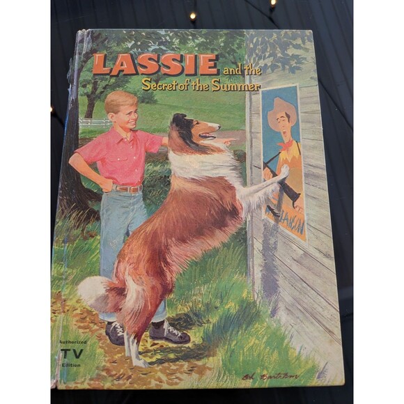 VTG Lassie and the Secret of the Summer – Hardcover Authorized TV Edition 1958 - Picture 1 of 12